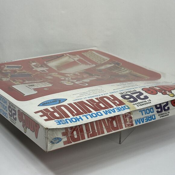Vtg 1981 ANNIE Dream Doll House Furniture Kit 26 Piece Figures NOS USA Arrow - Picture 8 of 8